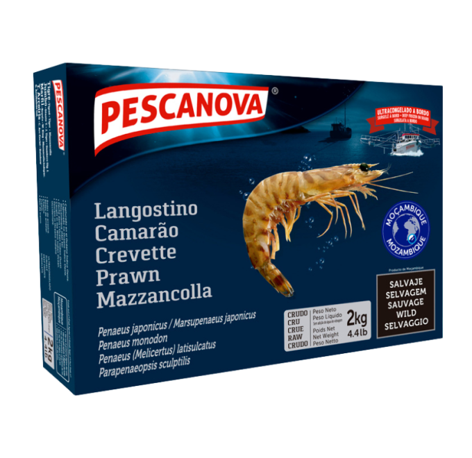 Langostino tigre 2 kg compra online pescanova