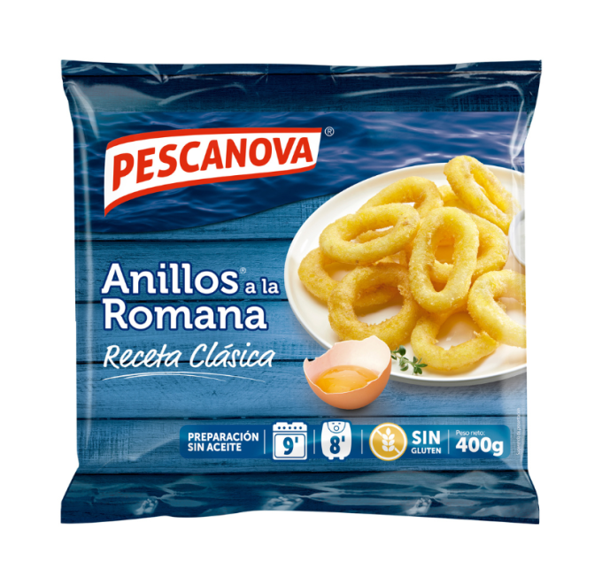 Anillos a la romana 400g compra online pescanova