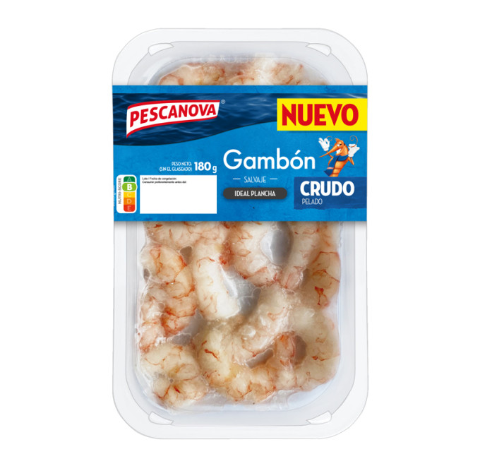 Gambón pelado crudo 180g