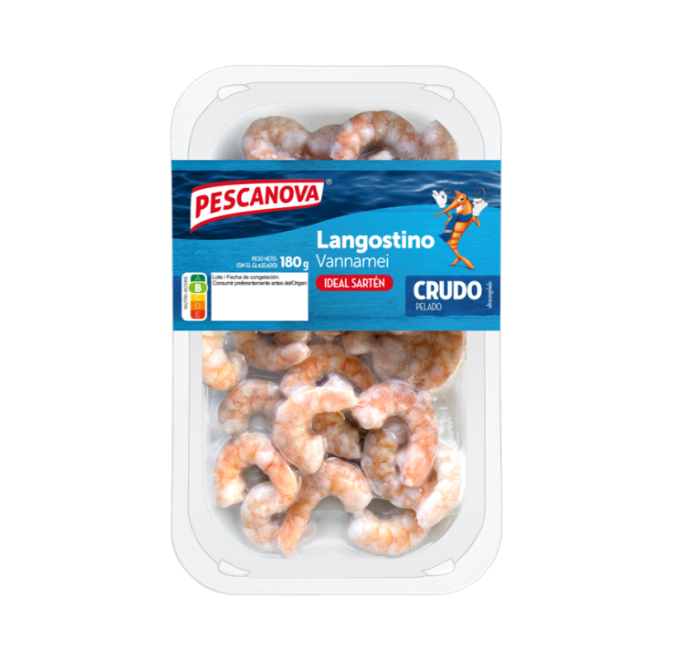 Langostino escaldado pelado compra online pescanova