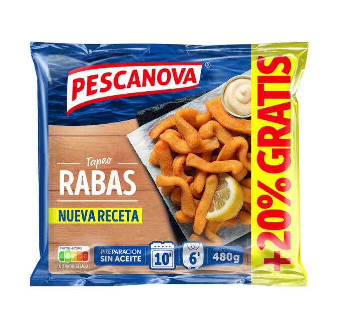 Rabas con promo del 20% compra online pescanova