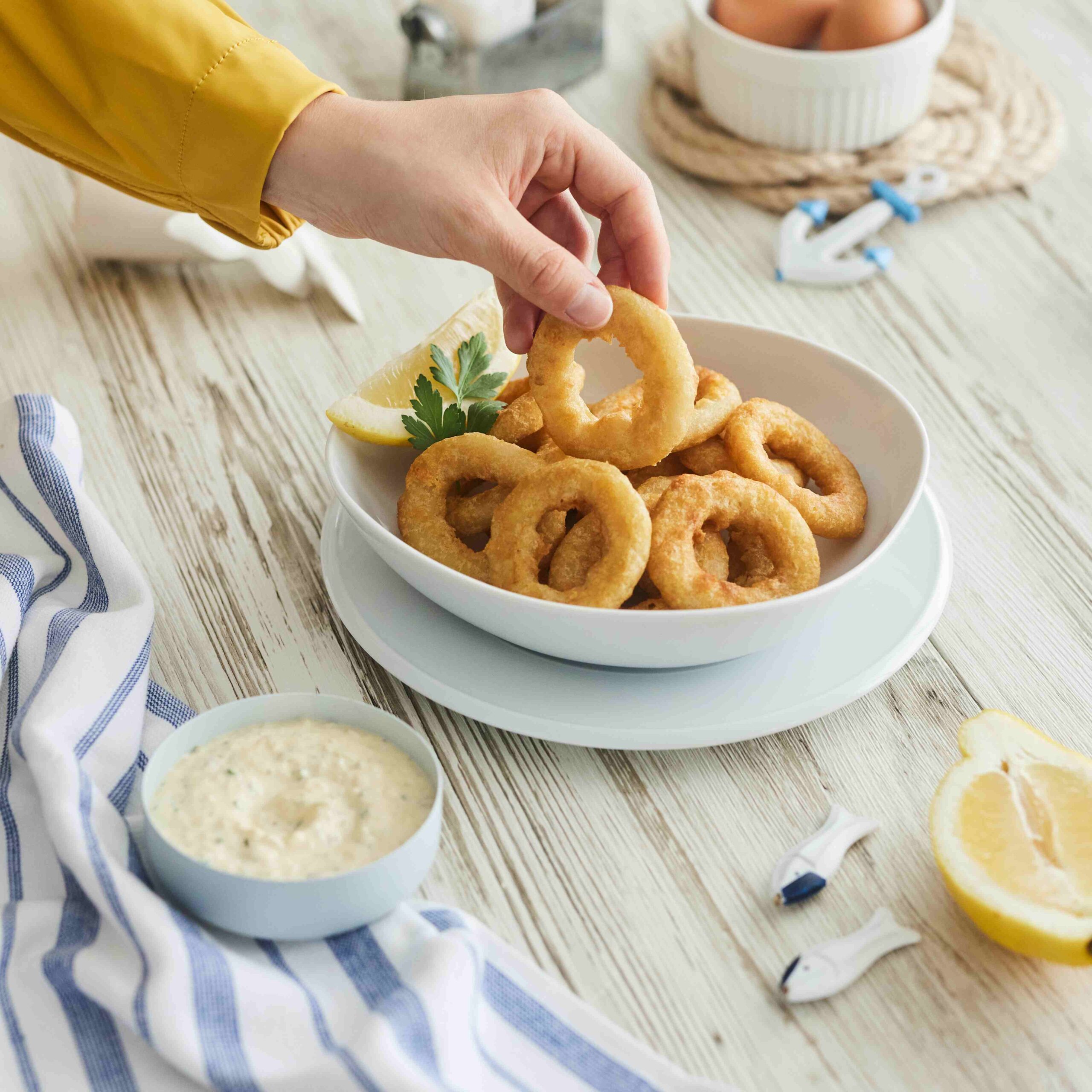 Cómo freír en airfryer caprichos a la romana